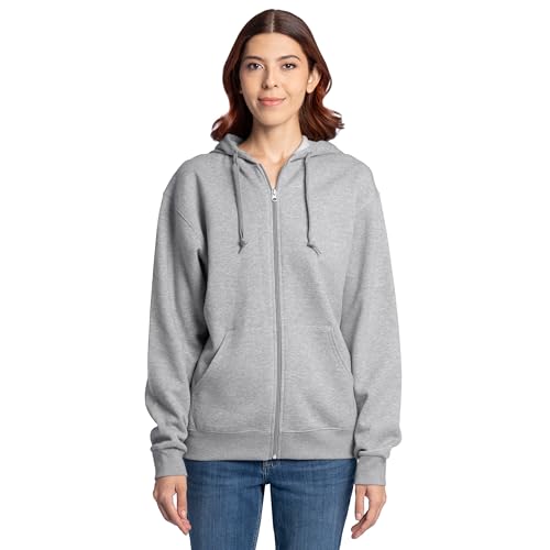 Image of Fruit of the Loom Eversoft Fleece Full Zip Hoodie Sweatshirt