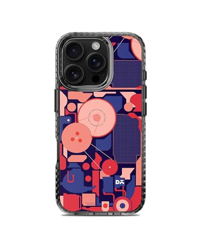 Image of DailyObjects Case for iPhone 16 Pro Max Compatible with Mag-Safe Wireless Charging, Stride 2.0 WalkMen Slim Shockproof Back Cover with Inner Magnetic Ring