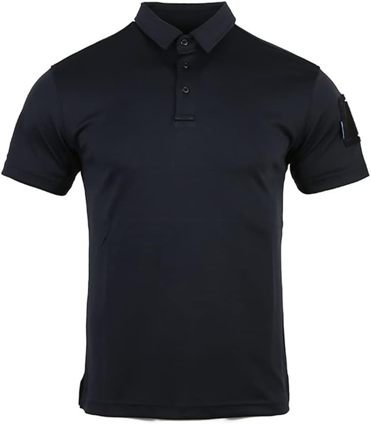 EMERSONGEAR Blue Label One-Way Dry Polo,Short Sleeve Tactical Style Tennis Golf Shirt,Daily Wear