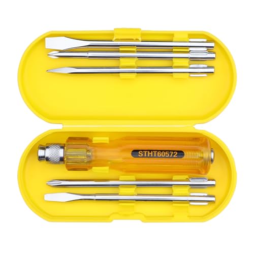 STANLEY STHT60572-8B 5 Pcs Screwdriver Set - Yellow & Silver (B0D8T7348V) Amazon Price History, Amazon Price Tracker