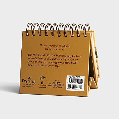 Dayspring Flip Calendar - God's Promises Day By Day - 77872 , Brown #TOP3