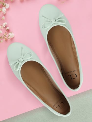 Image of Carlton London Women Comfortable Flat Round Toe Slip On Fashion Shoes for Daily use, Office use, Casual use