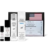 Man Labs Titan Anti-Aging Mens Skin Care Kit - 2025 Oscar Mens Facial Care Kit with Hyaluronic Ac...