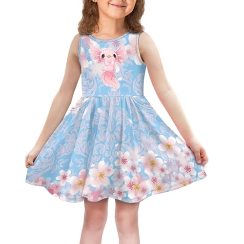 Ystardream Cute Dress for Girls 2-14 Teen Girl Trendy Clothes Casual Summer