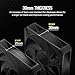 CORSAIR RS140 MAX 140mm PWM Thick Fans – High Static Pressure – Liquid Crystal Polymer Construction – Dual Pack – Black