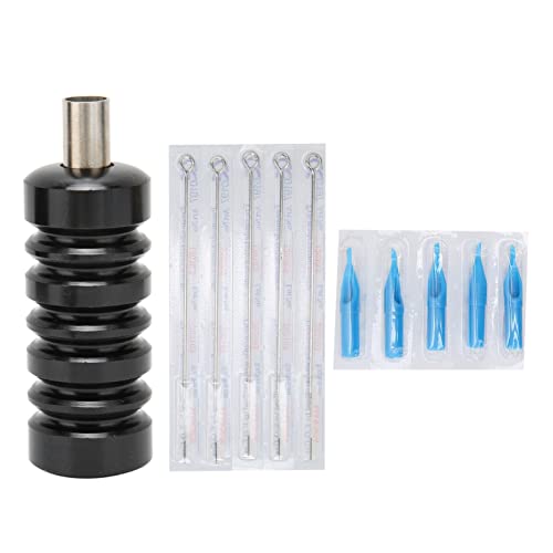 Professional Complete Tattoo Kit, Multifunctional 9 Ink Grommet Supplies Coil Tattoo Machine Power Supply Pen Kit 90‑265V(Us 110-240V) #TOP2