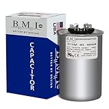 27L601-50 + 5 uf MFD 440 Volt VAC - GE Round Dual Run Capacitor USA Made Upgrade
