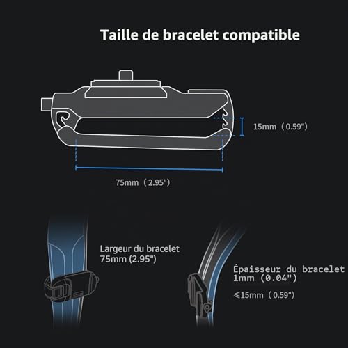 Support Sac à Dos pour Caméra PGYTECH Beetle Clip Rapide Fixation pour Objectif et Boîtier - 3