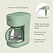 bella 12 Cup Programmable Coffee Marker, Reusable Dishwasher Safe Accessories, Easy LCD diaply, Auto Shutoff, 900 watt, Seaglass