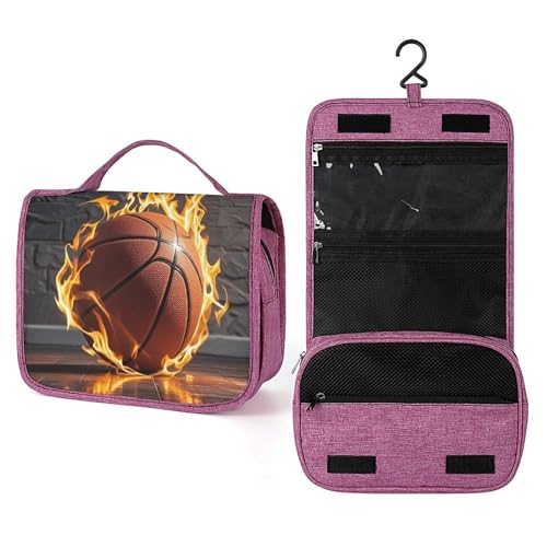 Trousse de toilette étanche suspendre pour éviter fuites motif basketball