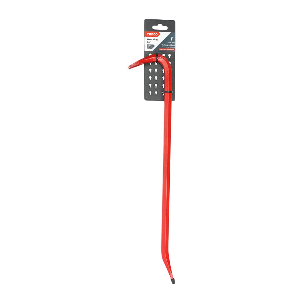 Timco - Wrecking Bar (Size 18" - 1 Each), Red - Image 2