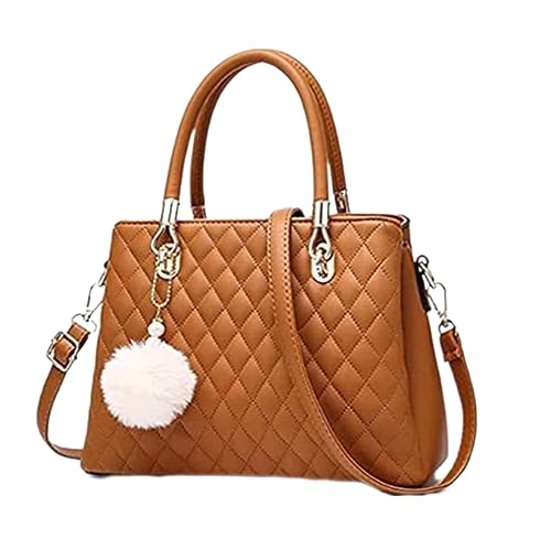 Image of women's pu leather handbag shoulder bag hand held bag with long strap queen collection simple sober and stylish (HB5)