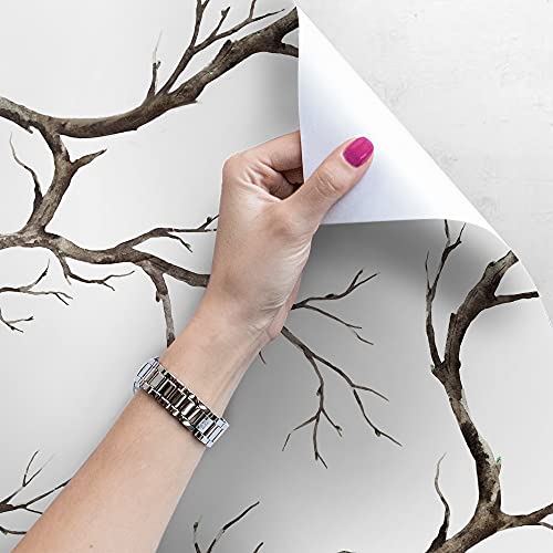 Papier peint branches d'arbre en latex de haute qualité 250x104 cm - 4