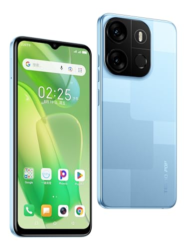 Tecno Pop 7 64+2GB, 6.6 inch Big Screen, Capri Blue