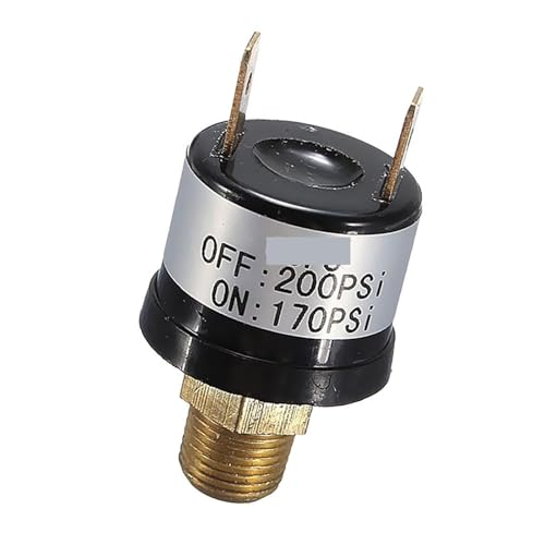 Interruptor de presión de aire para compresor y válvula de control NPT 1/4 3