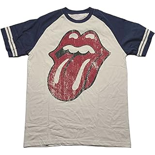 The Rolling Stones Lick Officiel T-Shirt Hommes Unisexe - Les Beatles, Paul McCartney, John Lennon, RIngo Starr, George Harrison