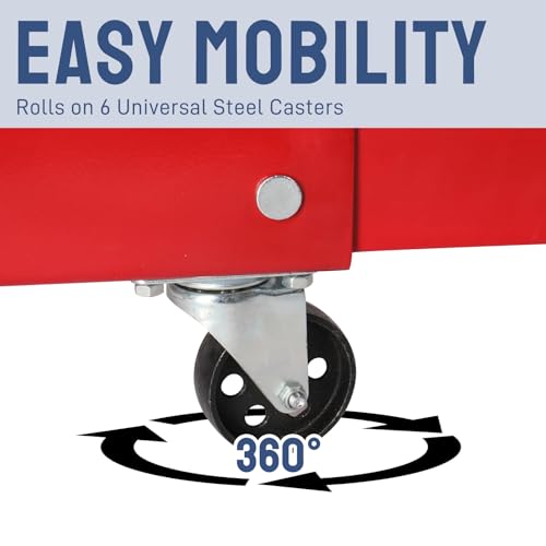 Parts-Diyer 2 Ton Engine Hoist Foldable Cherry Picker (Red) - Thumbnail 3