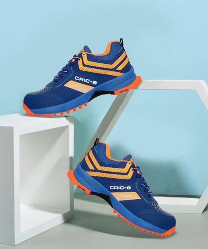 Image of ASE Cricket Shoes for Men | Rubber Phylon Sole | Lightweight & Durable Cricket Studs for All Surfaces