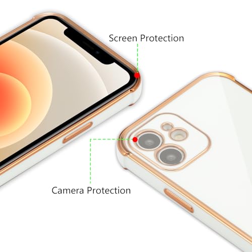 Coque iPhone 12 antichoc blanche protège objectif appareil - 2