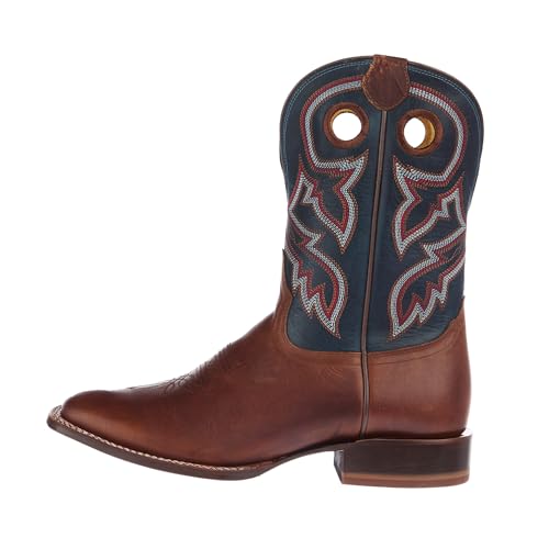 Tony Lama Men`s Lars Brown Cowhide Vamp 11In Blue Cowhide Top Boot3