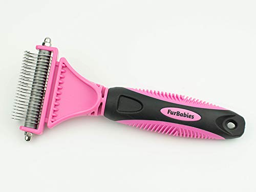 GBF Groomers BF Furbabies Dematting Brush - Dual Sided Brush for Dogs, Cats & Horses