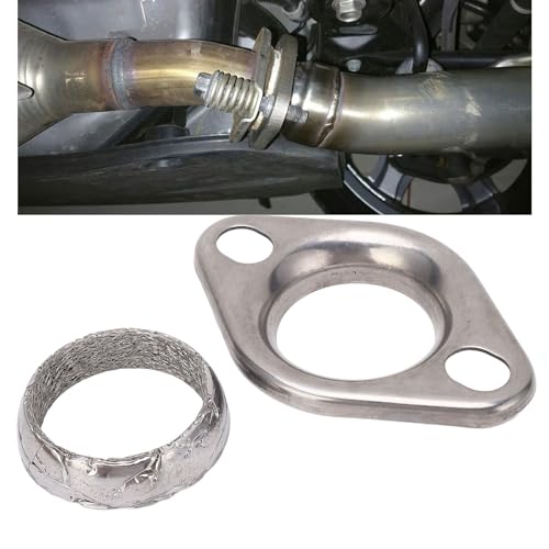 Brida del colector de escape Headerbs de 2 pulgadas en acero inoxidable con junta de 2 pernos 2