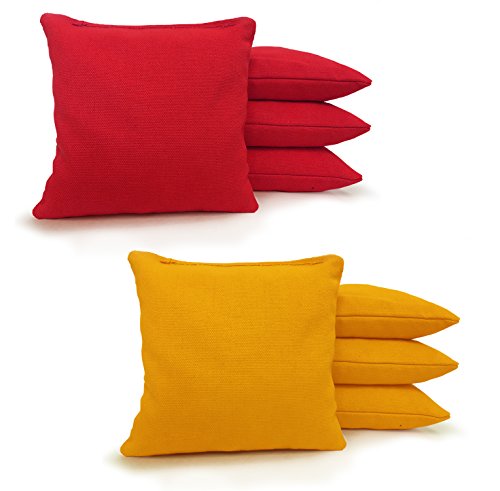 Johnson Enterprises, LLC 8 Standard Corn Filled Regulation 6"x6" Duck Cloth Cornhole Bags!