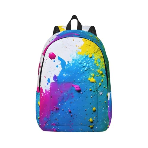 Sac à dos pour enfants idéal pour l école et les voyages imprimé peinture coloré