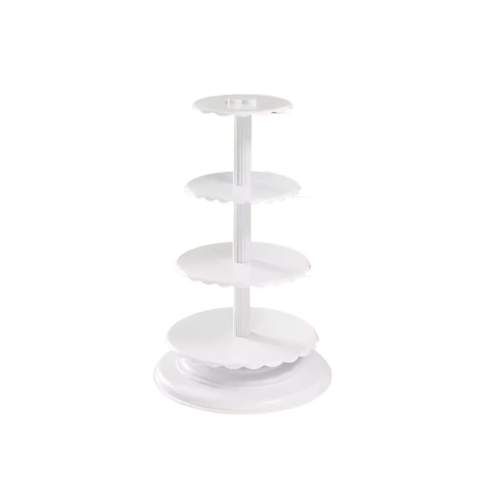 Hhaoran-9868 Tiered Serving Tray Creative Four-tier Cake Stand, Perfect For Birthdays, Anniversaries, And Weddings Cupcake Stand
