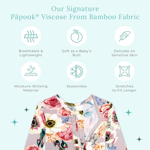 Image of Posh Peanut Baby Rompers Pajamas - Newborn Sleepers Boy Clothes - Kids One Piece PJ - Soft Viscose from Bamboo
