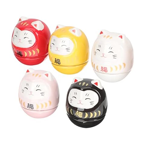 ORFOFE Japanese Daruma Doll miniature daruma doll daruma otoshi mini daruma dolls Good Luck Charm Cover