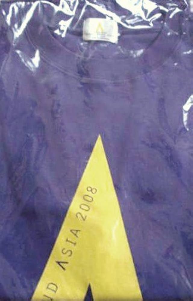嵐 2008 アラウンドアジア ARASHI AROUND ASIA Tシャツ紫