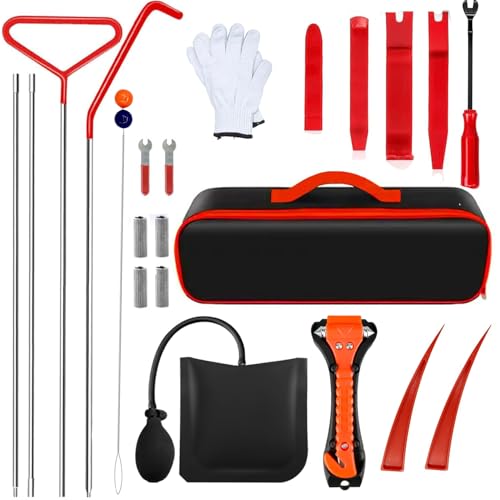 Mengaowg 15 PCS Stainless Steel Assorted 31.5 Wheel Pin Puller, 68 inches Pull Hook J-Hook