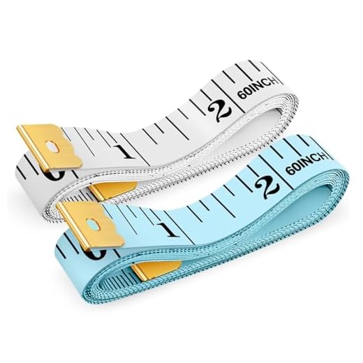 Auto-Retract Body Measuring Tape 60" (2-Pack) – for Fitness, Weight Loss, Sewing, Tailoring & Craft Measurements,Yellow+Black