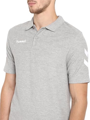 Image of hummel Go Cotton Logo T-Shirt 2.0 | Comfortable | Breathable Fabric | Durable | for Everyday Use | Ideal for Yoga or Gym | Cotton T-Shirt for Men