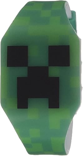 Accutime Kids Minecraft Character Digital Quartz Wrist Watch, Cool Inexpensive Gift & Party Favor for Toddlers, Boys, Girls, Adults All Ages