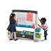 Step2 Jumbo Art Easel, Kids Art Activity Table, Double-Sided Dry Erase and Chalkboard, Storage Bins and Trays, For Toddlers and Preschoolers Ages 3+ Years Old