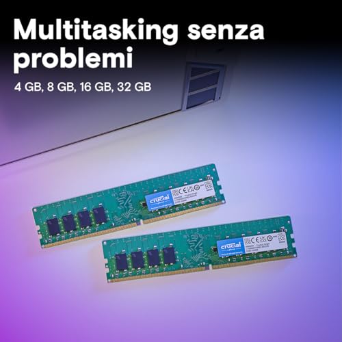 Memoria RAM Desktop da 32GB (2x16GB) DDR4 3200MHz CL22 - CT2K16G4DFRA32A - RAM - Immagine 3