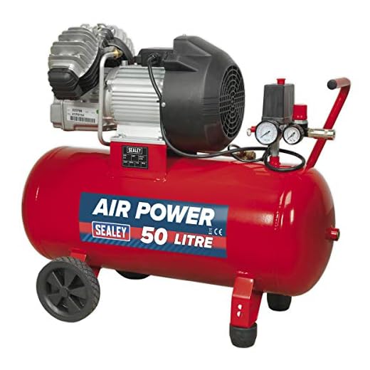 Sealey SAC05030 50ltr V-Twin Direct Drive Compressor 3hp