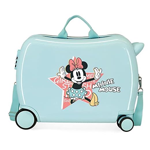 Disney Mickey That´S Easy Maleta Infantil Verde 50x38x20 cms Rígida ABS Cierre de combinación Lateral 34L 3 kgs 2 Equipaje de Mano