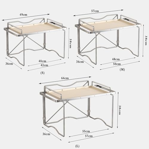 Support de four à micro-ondes robuste avec cadre en métal durable - 8