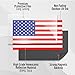 2PC Reflective American Flag Magnet for Car Truck - 5 x 3 Inches - USA Patriotic Magnetic Flag