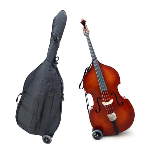image for Generic Portable Upright Double Bass Cart Bass Wheel Transport Carry S