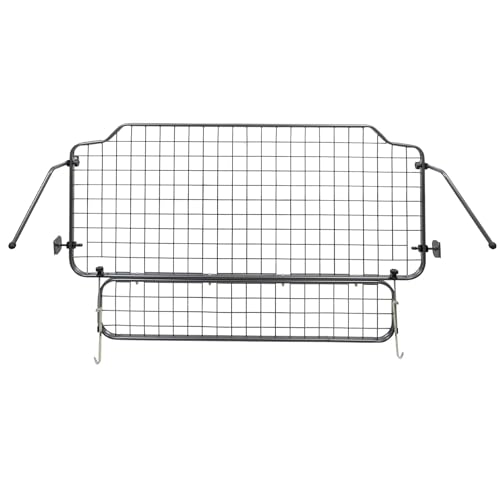 Travall Dog Guard Compatible with Dodge Durango (2010-) Tailored Fit Luggage Barrier Load Seperator Heavy Duty Powder Coated Steel Pet Barrier Mesh Cage Car Seat Compatible