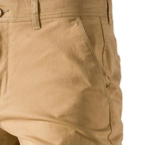 Men's Slim Fit Chinos Pants Comfort Stretch Cotton Trousers Casual Solid Flat Front Skinny Twill Dress Pants3