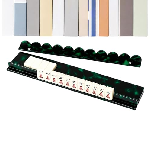 Genérico Soportes De Mahjong con Empujadores - Tablero Magnético - Soportes Y Empujadores De Fichas Mahjong | para Juegos, Viajes, Hogares, Principiantes, Juego De Entrenamiento Y Mesa Billares