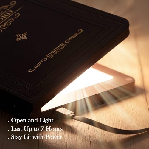Image of mamre Thy Word Decor Light, Bible Verse Night Light, Lord's Prayer Our Farther, Baptism Gifts, Christian Table Decor
