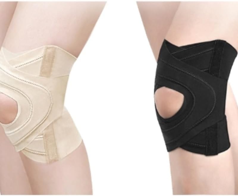 Exercise, Protection Knee Pads for Sports Protection Outdoor Mountaineering Basketball Running Knee Pads for Fitness, Cycling, Running, Playing Football