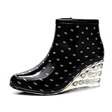 MATERIAL: Regen Stiefel sind aus hochwertigem Umweltschutz PVC-Material hergestellt, die in Anti-Rutsch wirksam ist, wasserdicht und abriebfest und können Sie von regen, Spritzwasser Schmutz und Schnee schützen ..