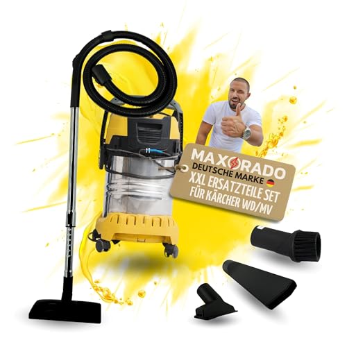 Maxorado XXL Ersatzteile Set passend für Kärcher MV WD 90121090 Nass- und Trockensauger 90121090 WD3200 WD3800 A2004 A2024 A2054 A2064 MV2 WD2 WD2064 Ersatzteil Staubsauger Schlauch Düse Rohr Zubehör
